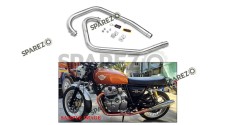Royal Enfield GT and Interceptor 650cc Red Rooster Header Bend Pipe Matt Finish